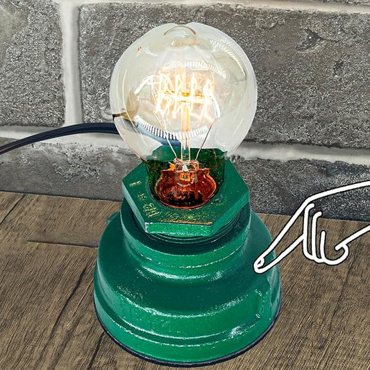 Touch Control Table Lamp Vintage Desklamp Small Industrial Touch-Light Bedside Dimmable Nightstand Steampunk Accent-Light Edison Lamp Base Antique NightLight for Living Room Bedroom