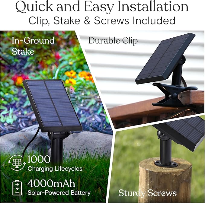 Brightech Ambience Hybrid Outdoor String Lights - Dual Plug and Solar Powered Waterproof LED Light String for Outside - Dimmable Color Changing Edison Bulbs for Camping, Patio, Cafe, Yard - 104ft, 7W