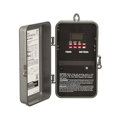 NSi DGS Series Signaling and Duty Cycle 24 Hour Time Switch with 1 Channel, 120-277 VAC 50/60 Hz Input Supply, DPDT Output Contact (DG180A)