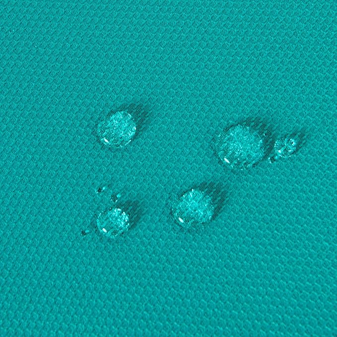 Hiasan 60 X 102 Inch Rectangle Textured Tablecloth - Waterproof Spillproof Antiwrinkle Jacquard Table Cloth for Kitchen and Dining Dinner, Outdoor Picnic, Holiday and Parties, Turquoise