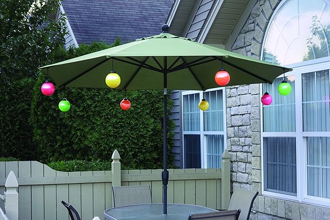 Xodus Innovations WP420 Battery Powered Summer Patio 5" Globe Light with Automatic On and Off, Yellow