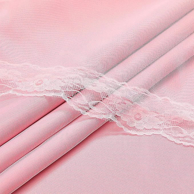 XiDi Pink Curtains Blackout 84 Inches Long for Girls Bedroom Living Room 2 Panels Grommet Thermal Insulated Double Layer Cute Girly Nursery Curtains with Sheer Overlay for Kids Princess W52XL84
