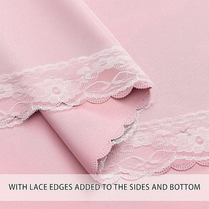 XiDi Pink Blackout Curtains with Sheer Overlay Mix and Match Double Layer 80% Room Darkening Window Treatment Set for Girls Bedroom Living Room Pink Star Drapes with Tiebacks Grommet Top 34" Wx96 Lx2