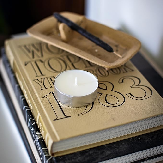 Stonebriar 40 Pack Unscented Mega Oversized Tea Light Candles with 9 Hour Extended Burn Time